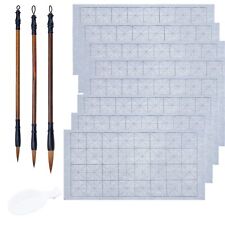 12pcs Chinese Calligraphy Set, 8pcs Water Writing Cloth Paper 3 Styles Tradit... picture