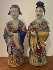 Chine Figurines Heavy  Vintage Very Old. picture