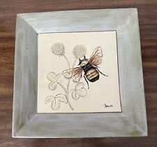 Tam San  Design “BEE” Collectable Square Plate picture