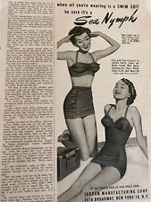 Sea Nymph Bathing Suits, Vintage Print Ad picture