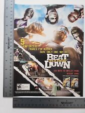 Beat Down Fists Of Vengeance Advertisement Original Print Ad / Poster Game Gift  picture