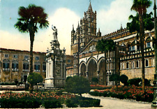 Palermo The Cathedral Sicily Italy Vintage Unposted Postcard picture