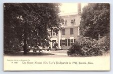 Postcard Hooper Mansion Gage's Headquarters Danvers Massachusetts MA Rotograph picture
