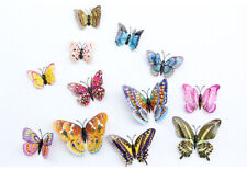12pcs Fridge Lots Butterfly Refrigerator Ornament Home Kitchen Magnets a picture