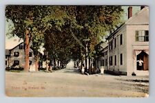 Brewer ME-Maine, Union St, Antique Vintage c1915 Postcard picture