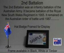 2nd Battalion, Australian Army - Framed Memorabilia & Military Memorabilia picture