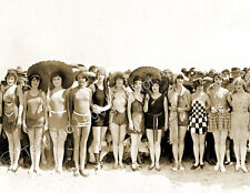 1925 Bathing Beauty Contest, Long Beach, CA #3 Old Photo 8.5