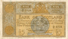 Scotland - 5 Pounds - P-97b - 1946-1947 dated Foreign Paper Money - Paper Money  picture