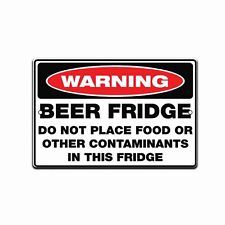 Beer Fridge No Other Man Cave Decor SIGN 12x8 Tin Sign BAR  Garage Sign picture