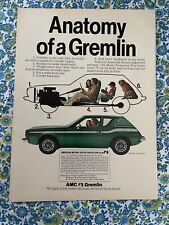 Vintage 1973 AMC Gremlin Print Ad Anatomy Of A Gremlin picture