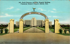Postcard Fitzsimons General Hospital South Entrance Denver Colorado picture