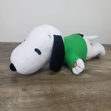 Rare Animated Flying Snoopy Peanuts Stuff Plush Green Jacket moves & plays music picture