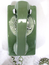 Vintage Bell System/Western Electric Green rotary dial wall telephone (works) picture