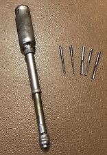 Vintage North Bros Yankee No. 41  Hand Push Drill 5 Bits picture