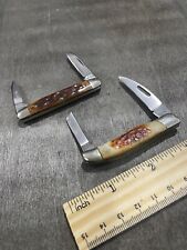 Lot of 2 Rare Peanut Knives 1994 QUEEN 6130 NKCA Youth 1 of 700  + United UC 426 picture
