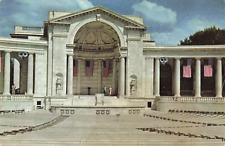 Arlington VA Virginia, Memorial Amphitheater Stage & Seating, Vintage Postcard picture