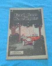 Original 1918 Ford Care and Home Repairs Ford owners Model T picture