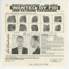 FBI Wanted Notice - John Raymond Van Ruskirk - Stolen Prop - Knoxville, TN, 1963 picture