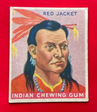 1933 Indian Gum #96 Red Jacket Series of 96  R73 picture