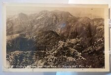 Real Photo Postcard General Highway from Moro Rock Sequoia NP  CA  E-25 RPPC picture