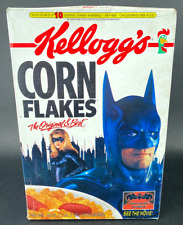 Vintage 1997 Kellogg's Corn Flakes Cereal Box Batman & Robin Movie New Sealed picture