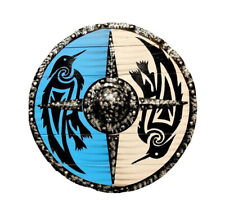 Eivor Valhalla Raven Authentic Battleworn Shield - Ragnar Lothbrok Viking Gift picture