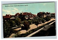 Residence Street, Capital Hill District, Seattle WA c1920 Vintage Postcard picture