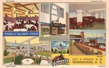 Postcard Washington DC O Donnells Sea Grill Restaurant 1947 Vintage PC H5941 picture