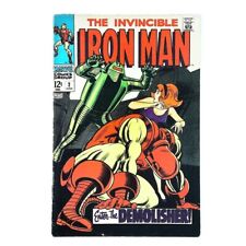 Iron Man #2 1968 series Marvel comics Fine Full description below [d~ picture