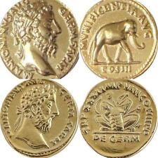 Marcus Aurelius 2 Coins of Marcus Aurelius, Roman REPLICA REPRODUCTION COINS GP picture