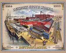 Detroit Stove Works Advertisement 8x10 Photo  picture