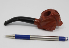 Foreign Real Briar Pipe - NEW - Looks Like Cocker Spaniel picture