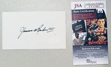 James Baker III Signed Autographed 3x5 Card JSA Cert US Secretary Of State picture