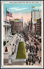 Postcard Fifth Avenue North From 40th St. New York City NY W39 picture