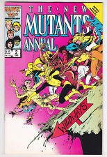 New Mutants Annual #2 Very FIne Plus 8.5 First Appearance Of Psylocke Alan Davis picture