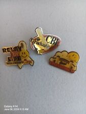 Vintage Lot Of 3 walmart employee pins CBL Graduate Relay For Life Wal Mart... picture
