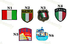 Italy National Italian Flag Rome Venice Shield Embroidered Iron Sew On Patch picture