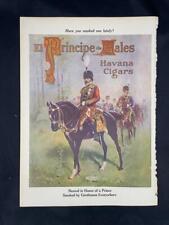Magazine Ad* - 1912 - El Principe de Gales Havana Cigars picture
