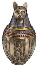 Rare Egyptian Bastet Cat Memorial Urn  picture