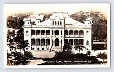 Postcard RPPC Hawaii Honolulu HI Royal Palace 1930s Unposted Thin Paper picture
