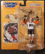 ERIC LINDROS HOF : Kenner Starting Lineup NHL 1998 Figure & Hockey Card picture