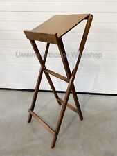 Portable Church Lectern Anologion Wooden Icon Stand picture