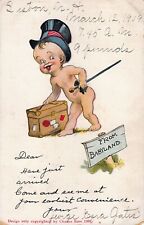 Dwig Postcard Baby Announcement Just Arrived Top Hat Cane #2157 Artist Signed picture