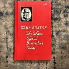 Old Mr Boston Deluxe Official Bartenders Guide 1972 Hardcover 52nd Printing picture
