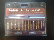 New Tipton 13 Pc Brass Jag Set 749245 W/PLASTIC CASE picture