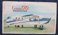 1952 Cessna 170 Businessliner Airplane Oversize Advertising Postcard picture