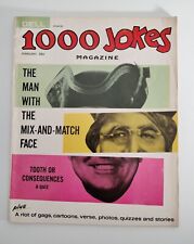  1000 JOKES MAGAZINE February 1966 Truth Or Consequences  FUNNY CARTOONS  picture