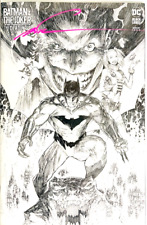 BATMAN & THE JOKER THE DEADLY DUO #1 SILVESTRI 1:250 B&W SIGNED VARIANT W/COA NM picture