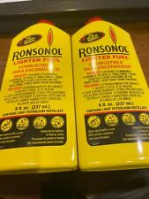 Ronsonol Best Lighter Fuel 8 OZ Bottle works with All Wick-Type Lighters  picture