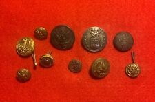 CIVIL WAR ERA AND LATER MILITARY AND MORE BUTTON LOT OF 10...(SEE PICS) #BTL 4 picture